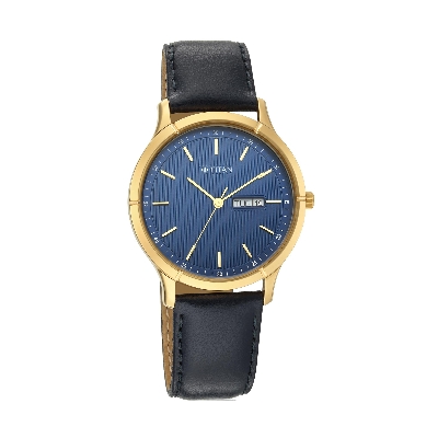 Picture of Lagan - Blue Dial Leather Strap