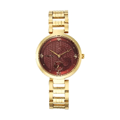 Picture of Titan Red Dial Metal Strap Watch for Women
