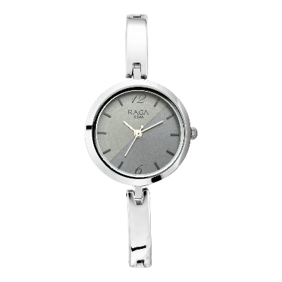 Picture of Raga Viva Silver Dial Metal Strap Watch