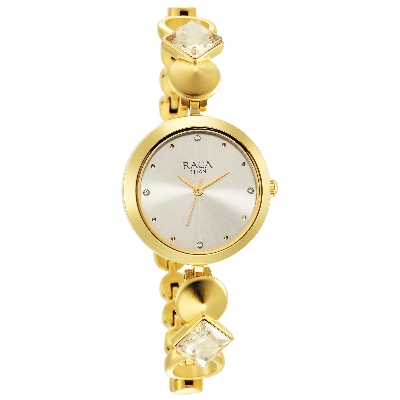 Picture of Love All Watch with Champagne Dial & Brass Strap