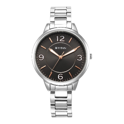 Picture of Titan Urban Anthracite Dial Analog Metal Strap watch for Women