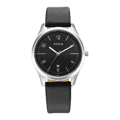 Picture of Urban Anthracite Dial Leather Strap Watch