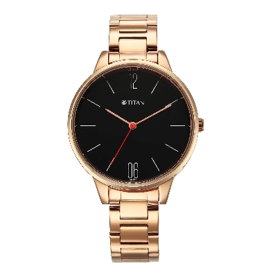 Picture of Titan Quartz Analog Black Dial Watch for Women