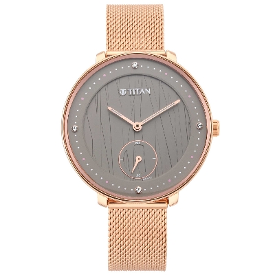 Picture of Workwear Watch with Black Dial & Stainless Steel Strap