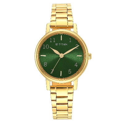 Picture of Ladies Karishma Green Dial Metal Strap Watch