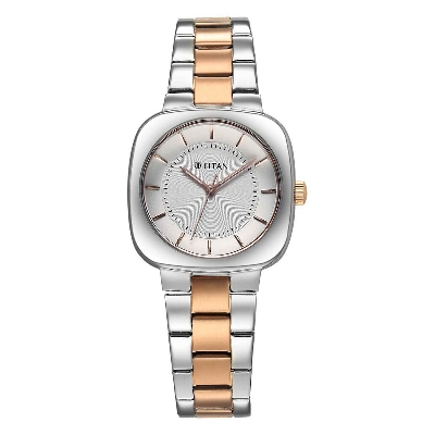 Picture of Titan Horizon Quartz Analog Silver Dial Stainless Steel Strap Watch For Women