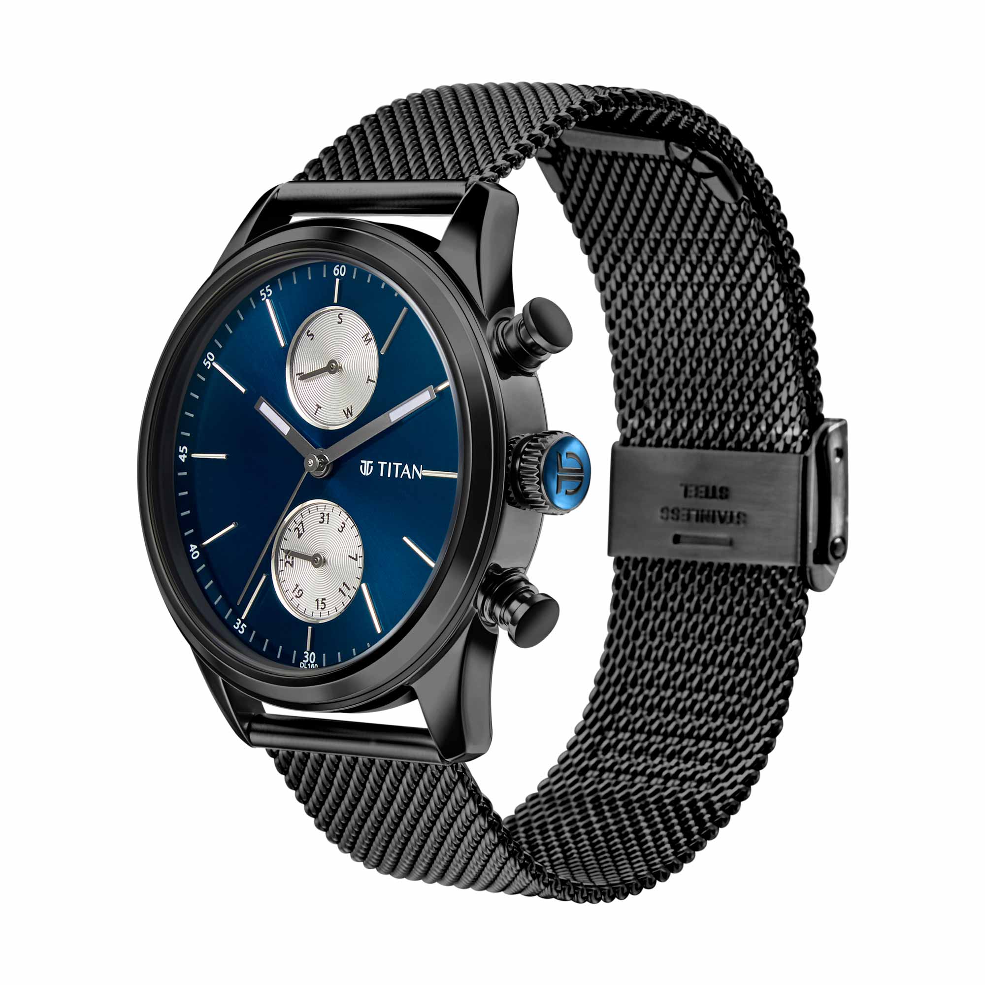 Picture of Elmnt Midnight Blue Dial Stainless Steel Strap Watch