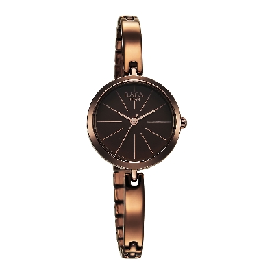 Picture of Titan Raga Viva Quartz Analog Brown Dial Brown Metal Strap Watch for Women