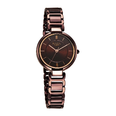 Picture of Raga Delight Brown Dial Metals Strap Watch