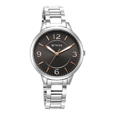 Picture of Titan Urban Anthracite Dial Analog Metal Strap watch for Women