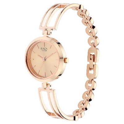 Picture of Raga Viva Rose Gold Dial Metal Strap Watch