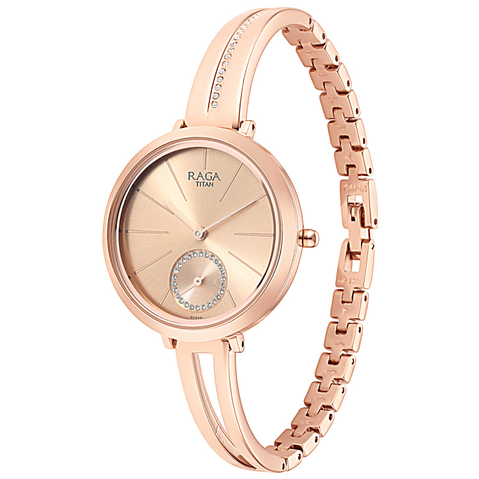 Picture of Raga Viva Rose Gold Dial Metal Strap Watch