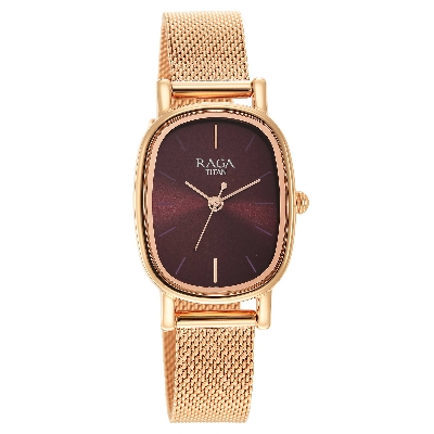 Picture of Raga Viva Brown Dial Stainless Steel Strap Watch