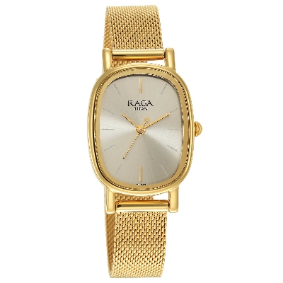 Picture of Raga Viva Champagne Dial Stainless Steel Strap Watch