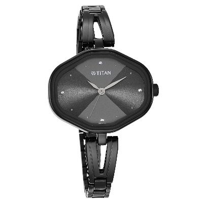 Picture of Ladies Karishma Black Dial Metal Strap Watch