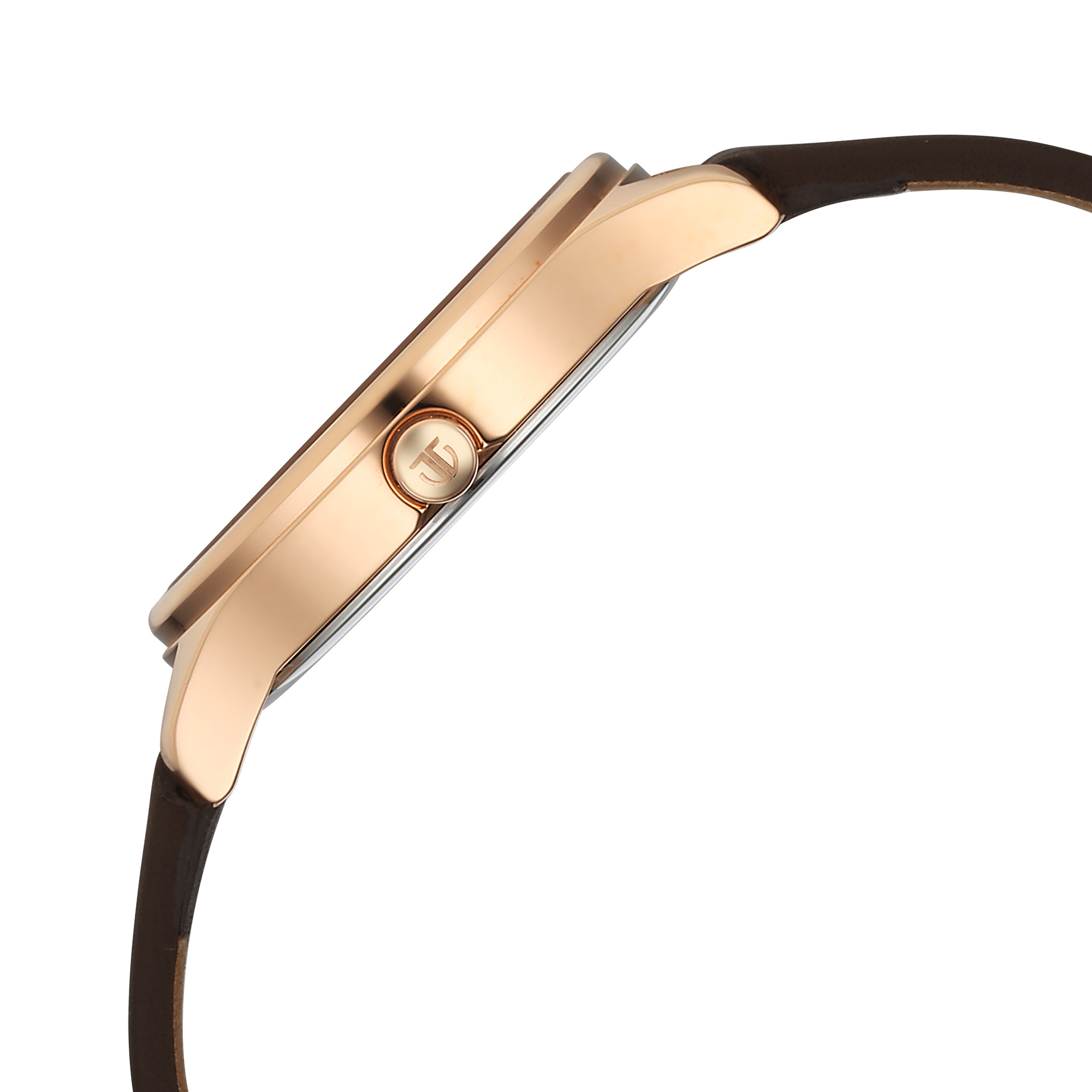 Picture of Titan Neo Quartz Analog Grey Dial Brown Leather Strap Watch For Women