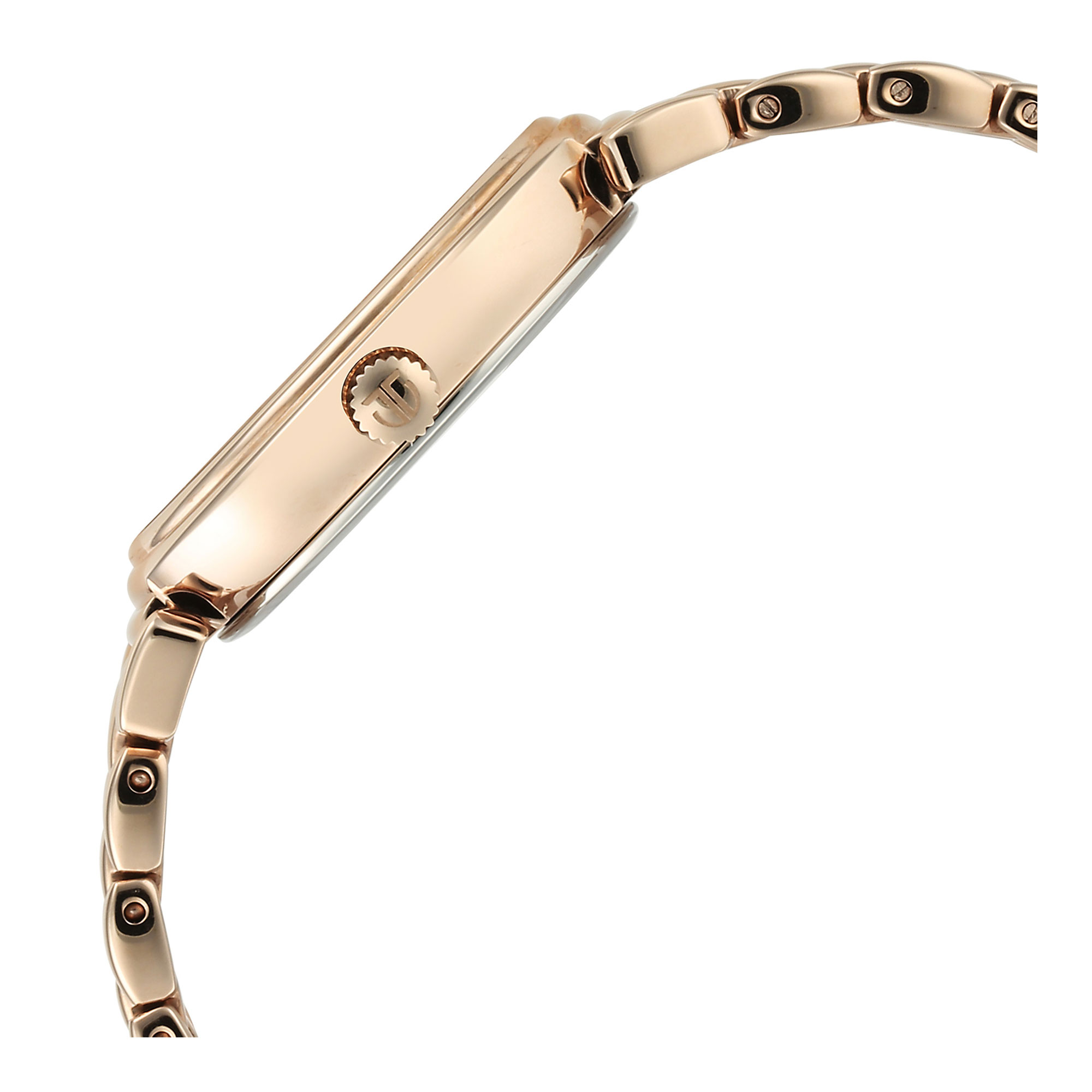 Picture of Titan Aura Phase Quartz Analog Rose Gold Dial Rose Gold Stainless Steel Strap Watch for Women