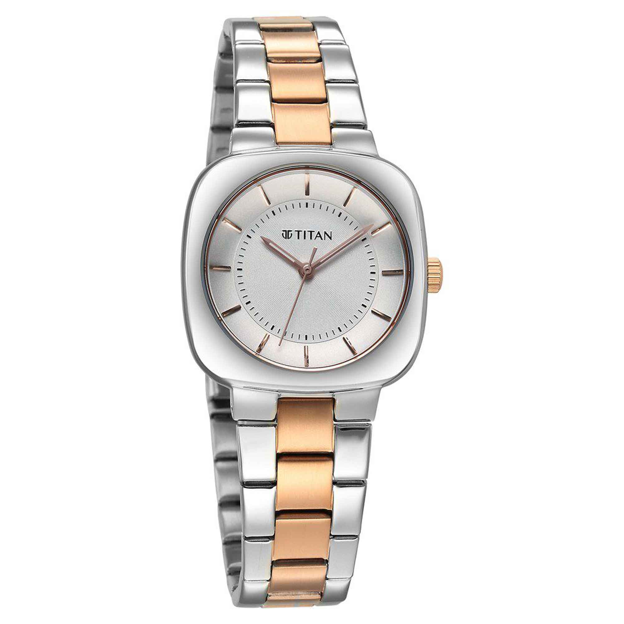 Picture of Titan Horizon Quartz Analog Silver Dial Stainless Steel Strap Watch For Women