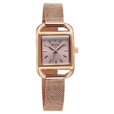 Picture of Titan Horizon Quartz Analog Pink Dial Stainless Steel Strap Watch For Women