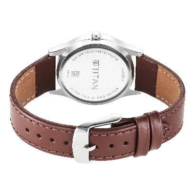 Picture of Titan Karishma Zing Quartz Analog Blue Dial Leather Strap Watch for Men