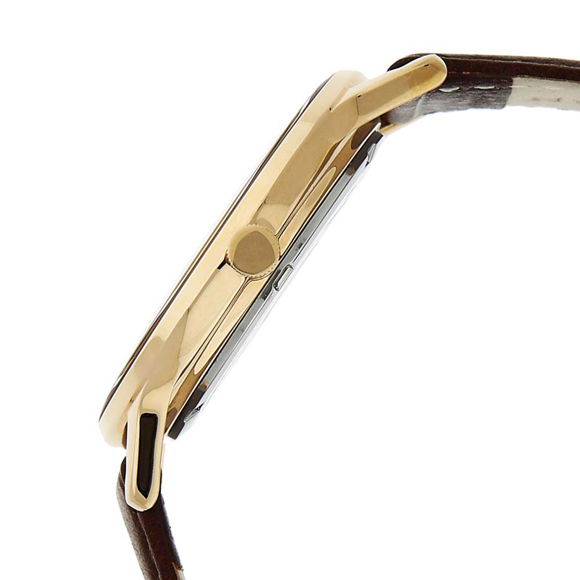 Picture of Champagne Dial Leather Strap Watch