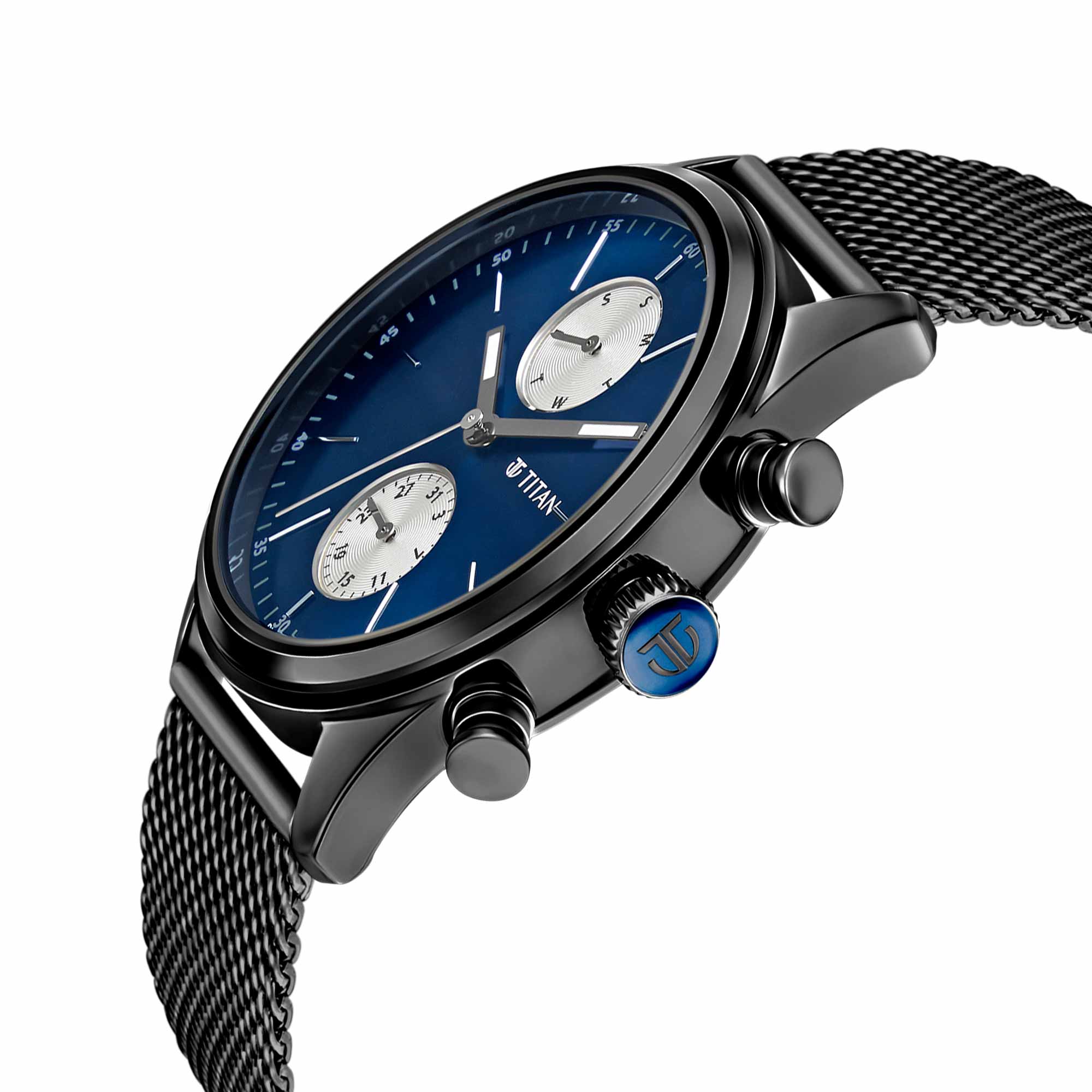 Picture of Elmnt Midnight Blue Dial Stainless Steel Strap Watch
