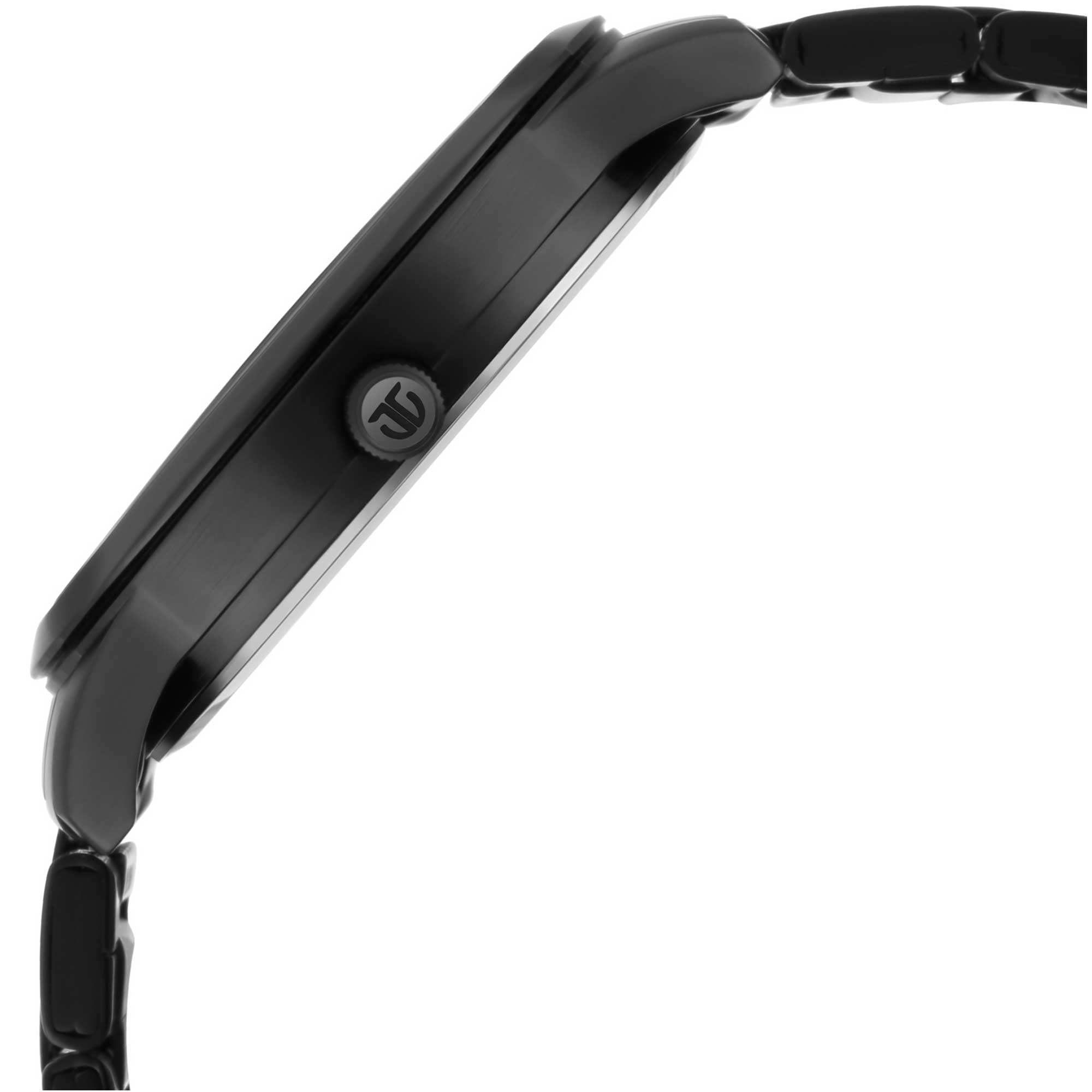 Picture of Workwear Watch with Black Dial & Metal Strap