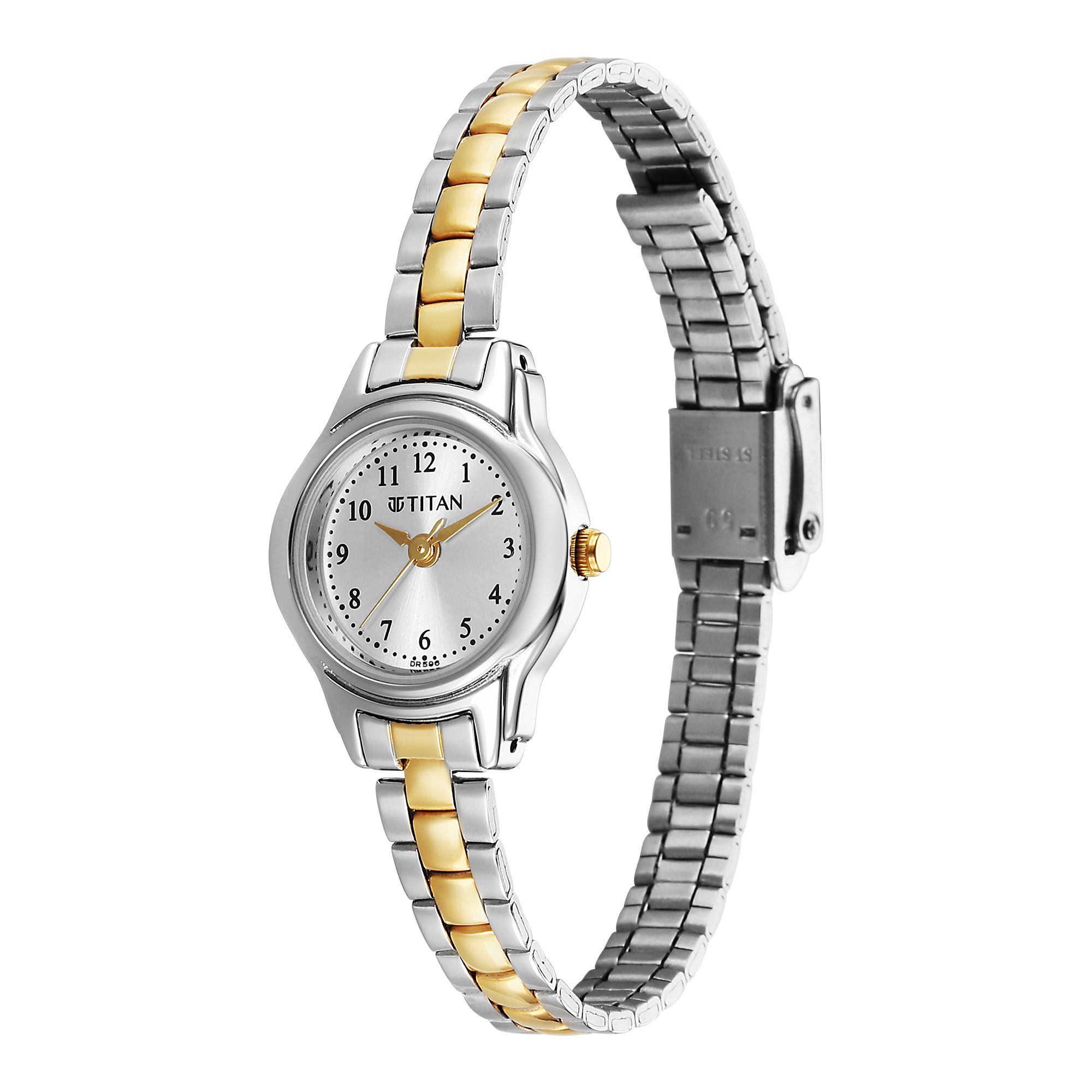 Picture of Titan Karishma Silver Dial Dual Tone Stainless Steel Analog Watch