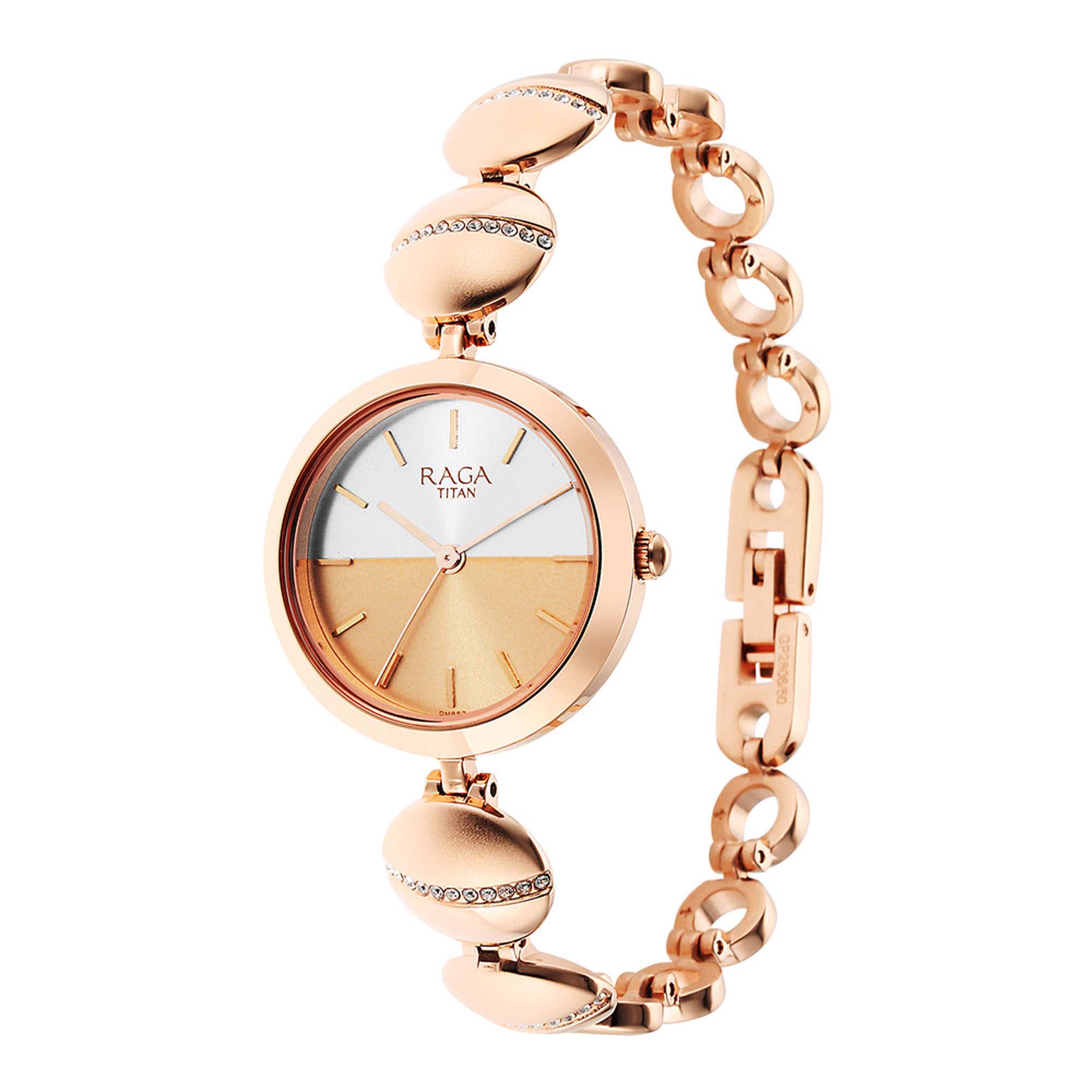 Picture of Raga Delight Silver Dial Metals Strap Watch