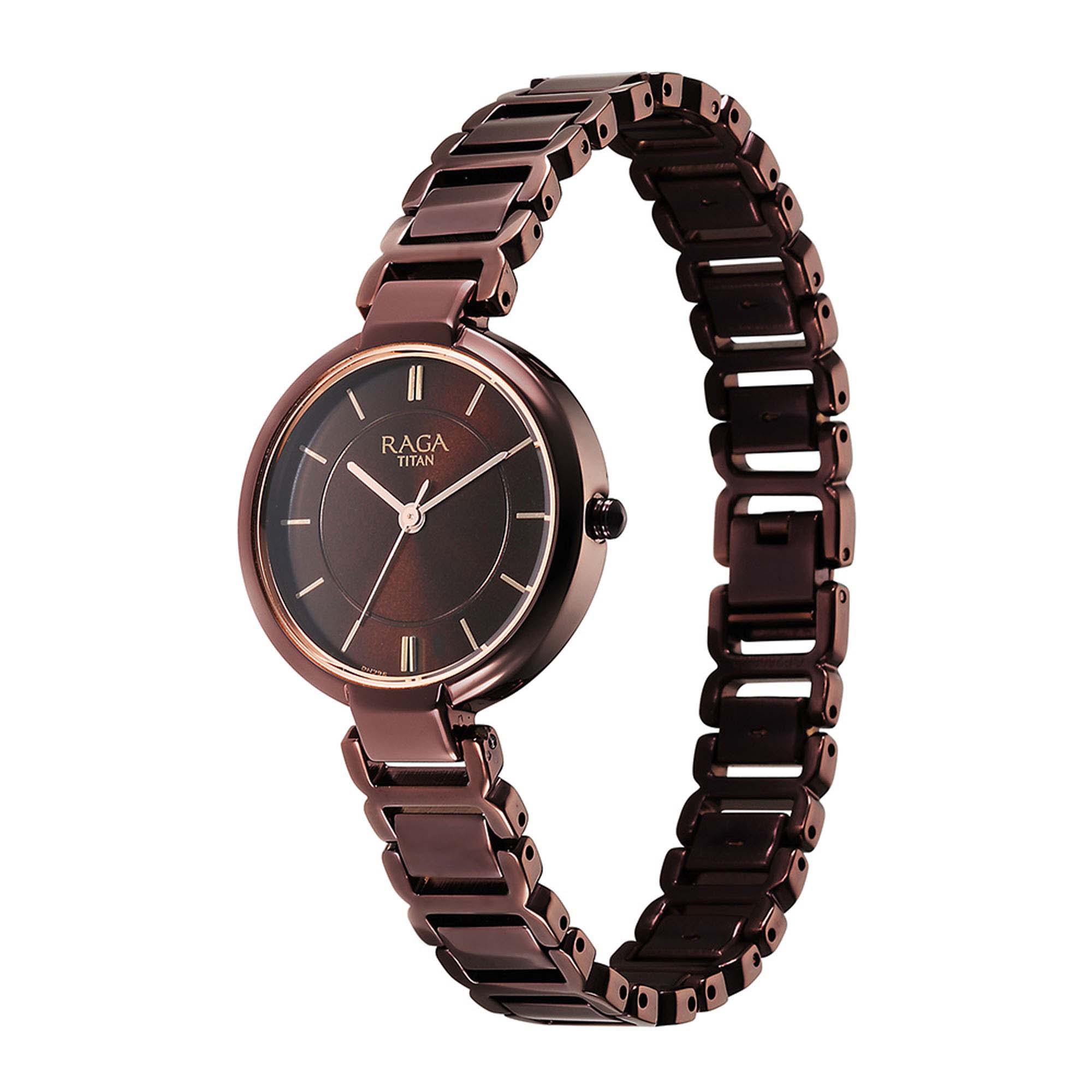 Picture of Raga Delight Brown Dial Metals Strap Watch