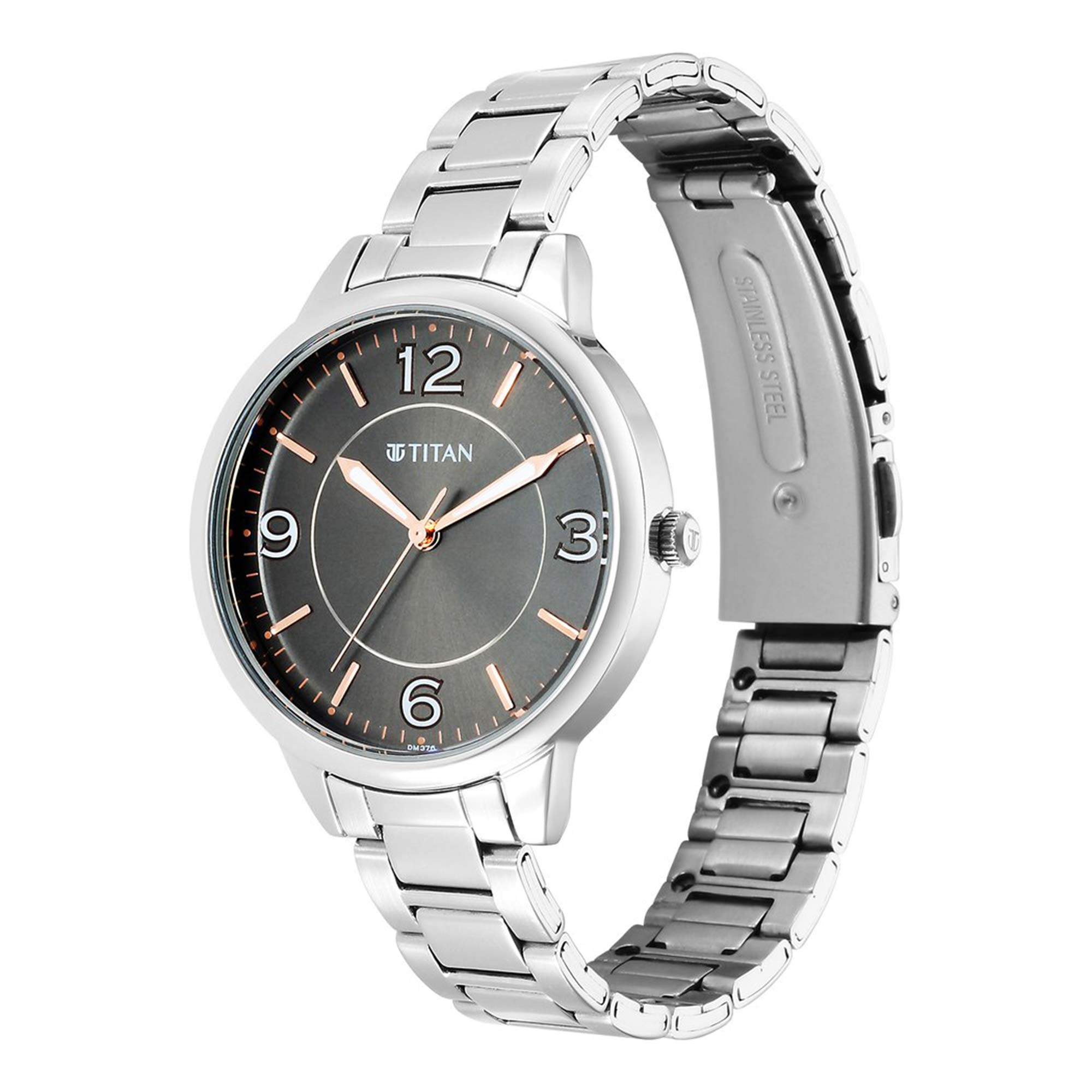 Picture of Titan Urban Anthracite Dial Analog Metal Strap watch for Women
