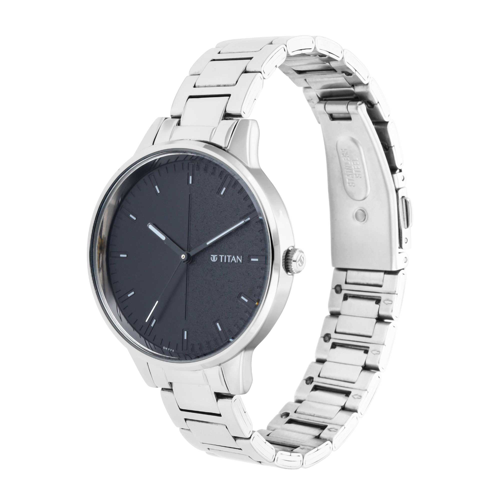 Picture of Workwear Watch with Black Dial Metal Strap