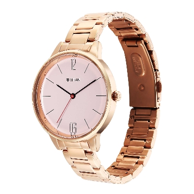 Picture of Titan Quartz Analog Rose Gold Dial Watch for Women