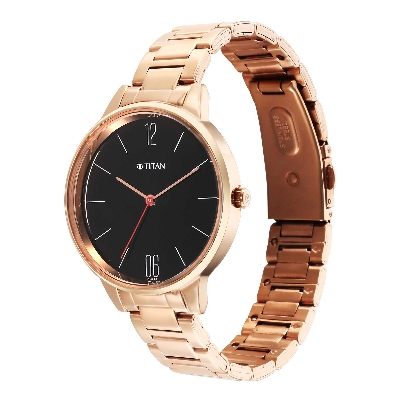Picture of Titan Quartz Analog Black Dial Watch for Women