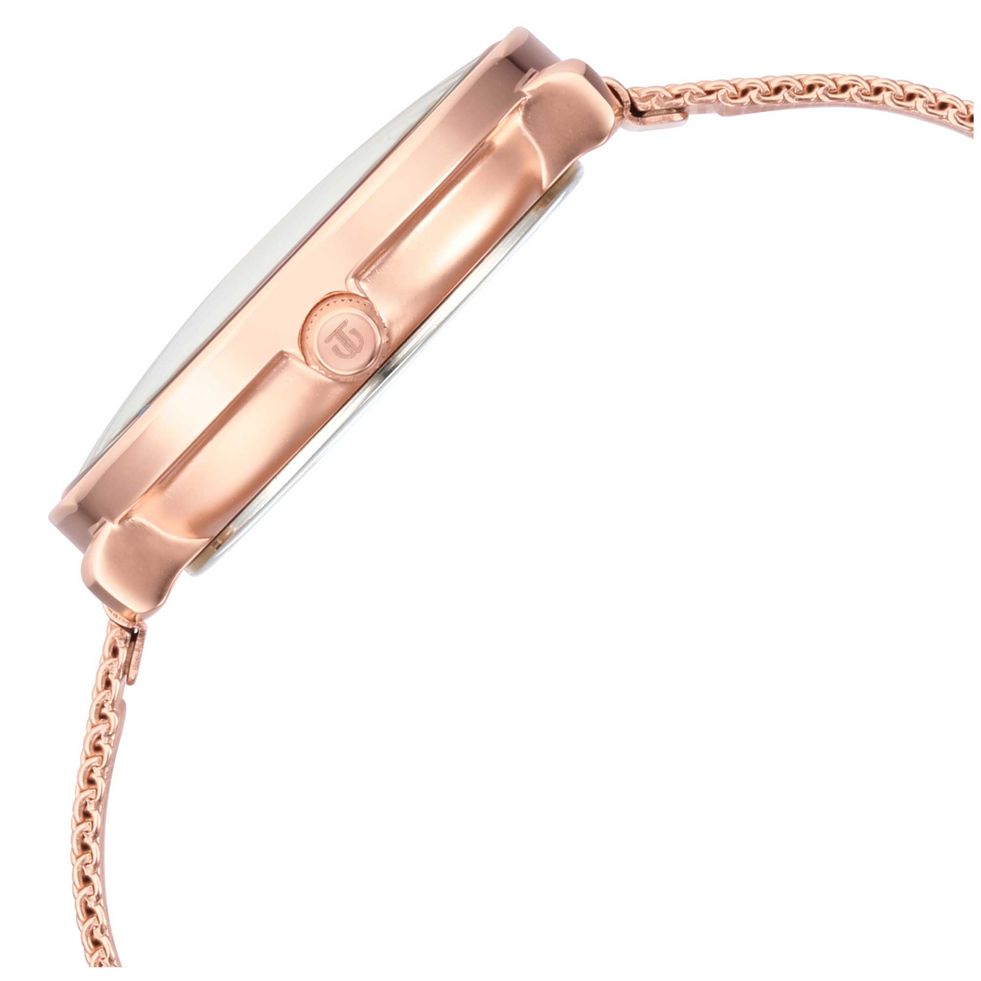 Picture of Workwear Silver Dial Rose Gold Stainless Steel Strap Watch