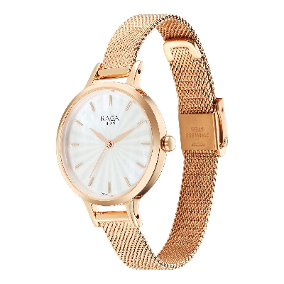 Picture of Titan Raga Power Pearls Quartz Analog Mother Of Pearl Dial Metal Strap Watch for Women