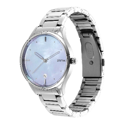 Picture of Pastel Dreams Purple Mother of Pearl Dial Metal Strap Watch