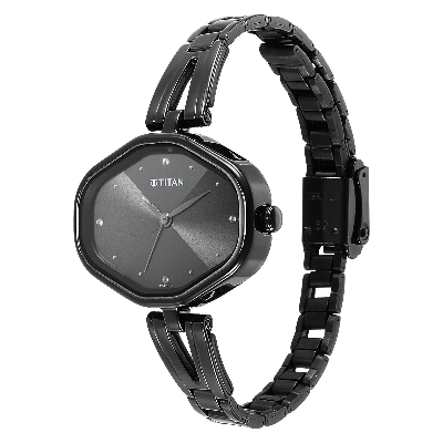 Picture of Ladies Karishma Black Dial Metal Strap Watch