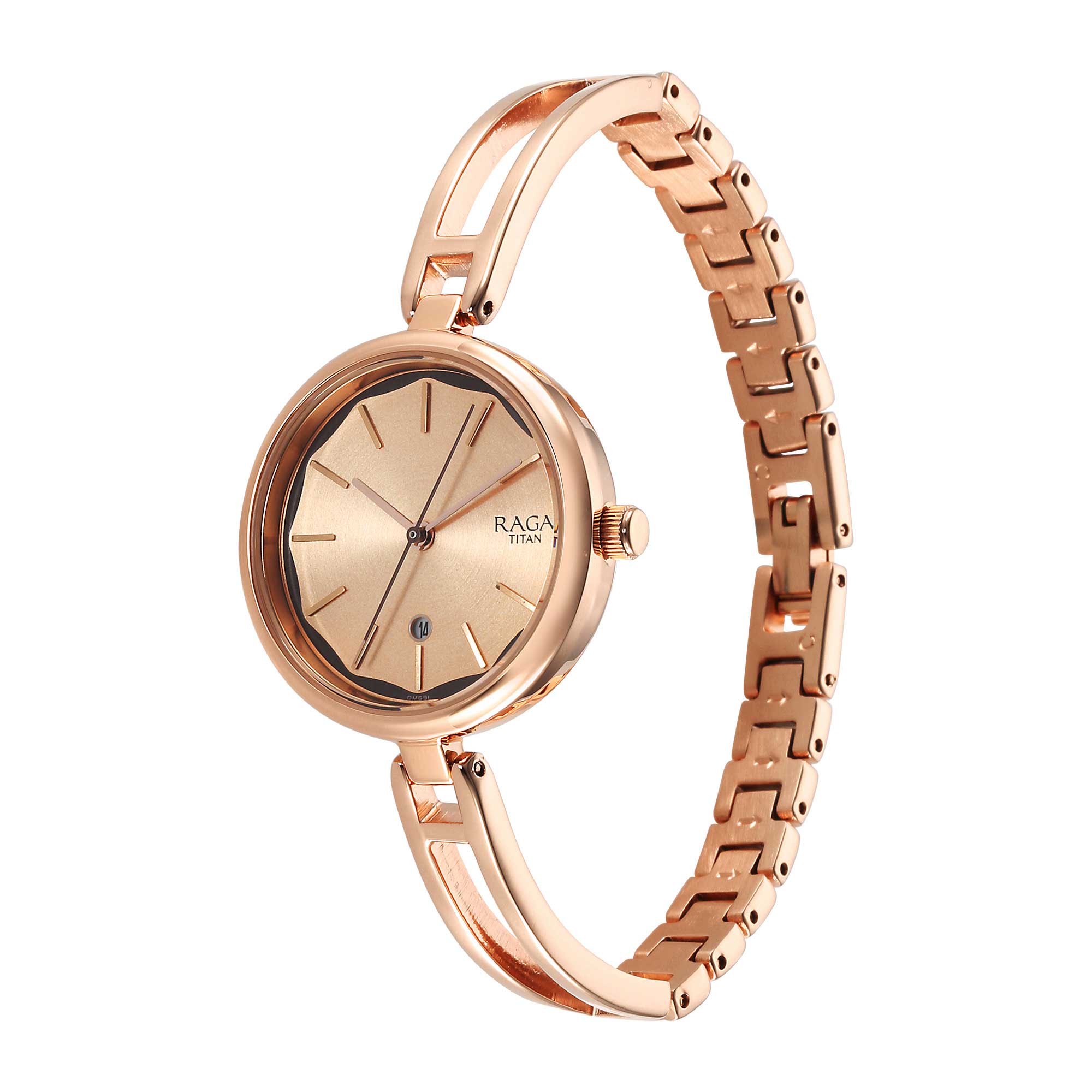 Picture of Titan Raga Viva White Dial Metal Strap Watch for Women