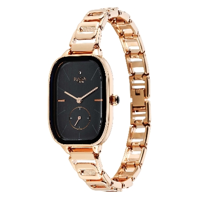 Picture of Titan Raga Chic Quartz Analog Black Dial Rose Gold Metal Strap Watch for Women