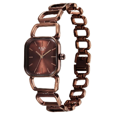 Picture of Titan Raga Ascend Quartz Analog Brown Dial With Brown Color Metal Strap Watch For Women
