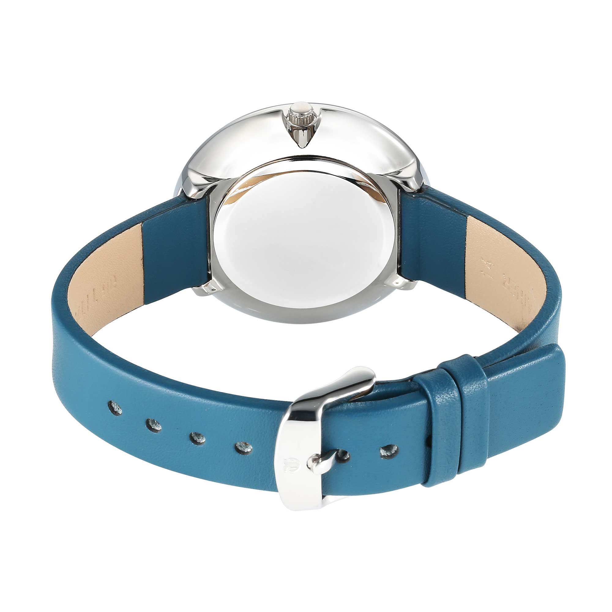 Picture of Titan Stackables Quartz Analog White Dial Leather Strap Watch For Women