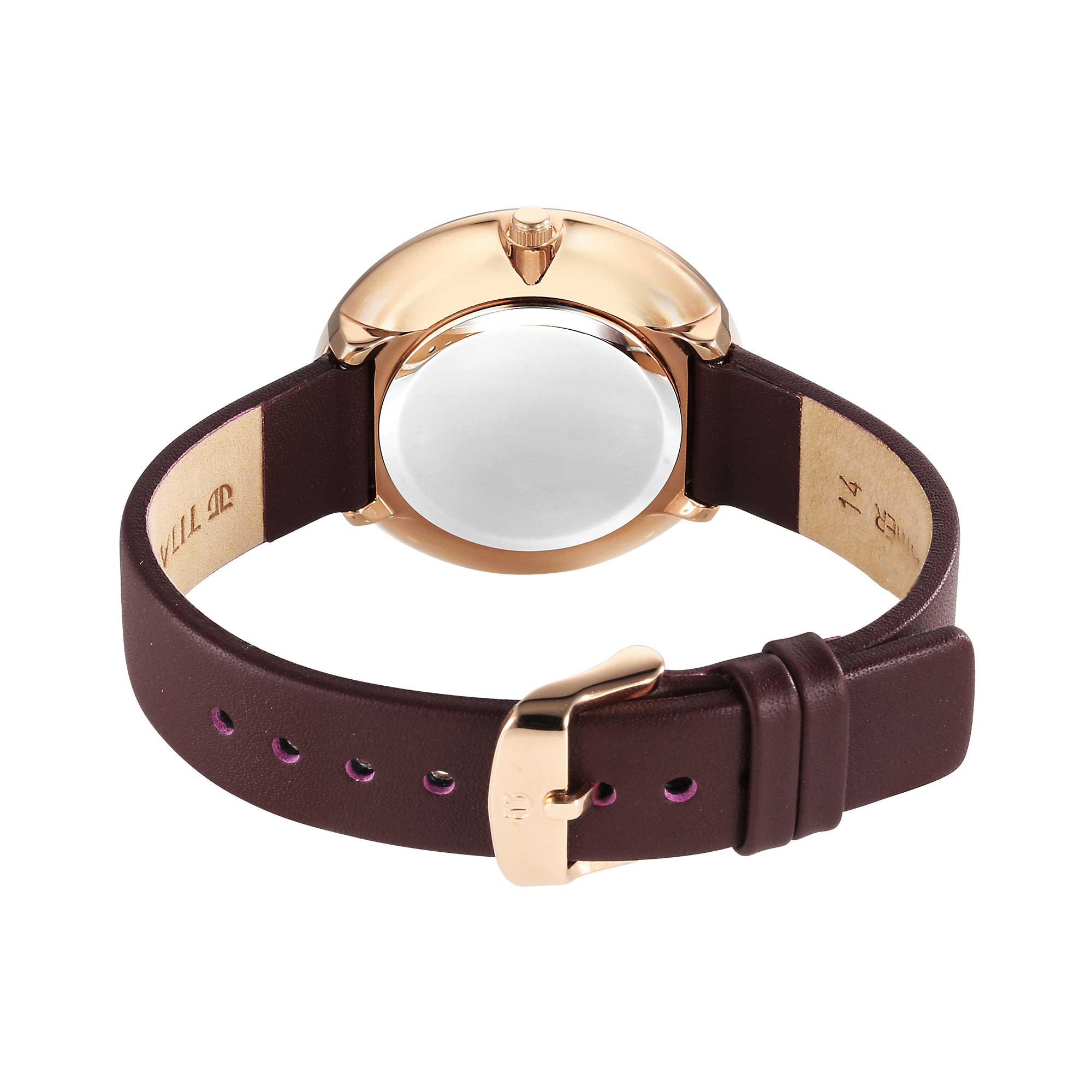 Picture of Titan Stackables Quartz Analog Brown Dial Leather Strap Watch For Women