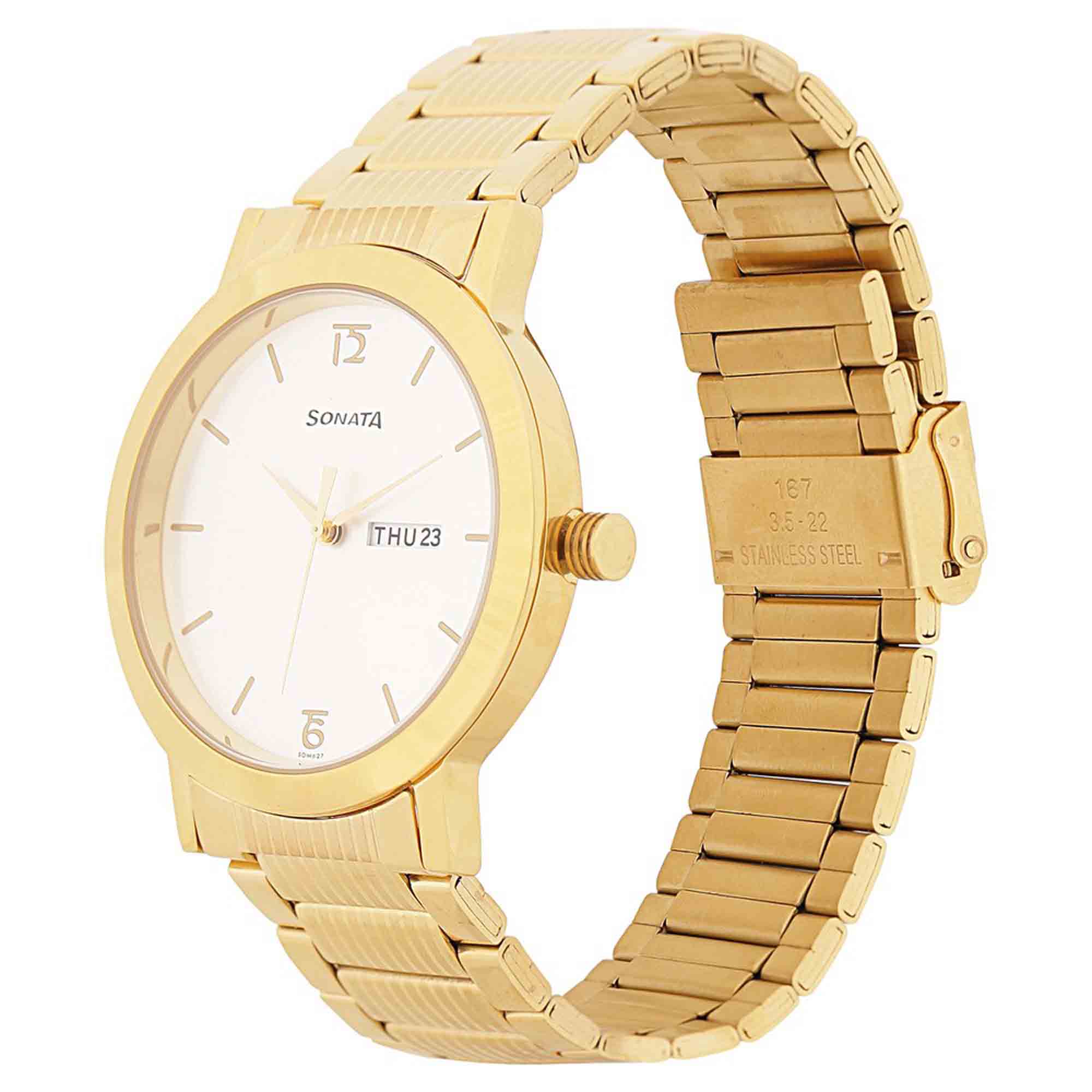 Picture of Utsav White Dial Stainless Steel Strap Watch