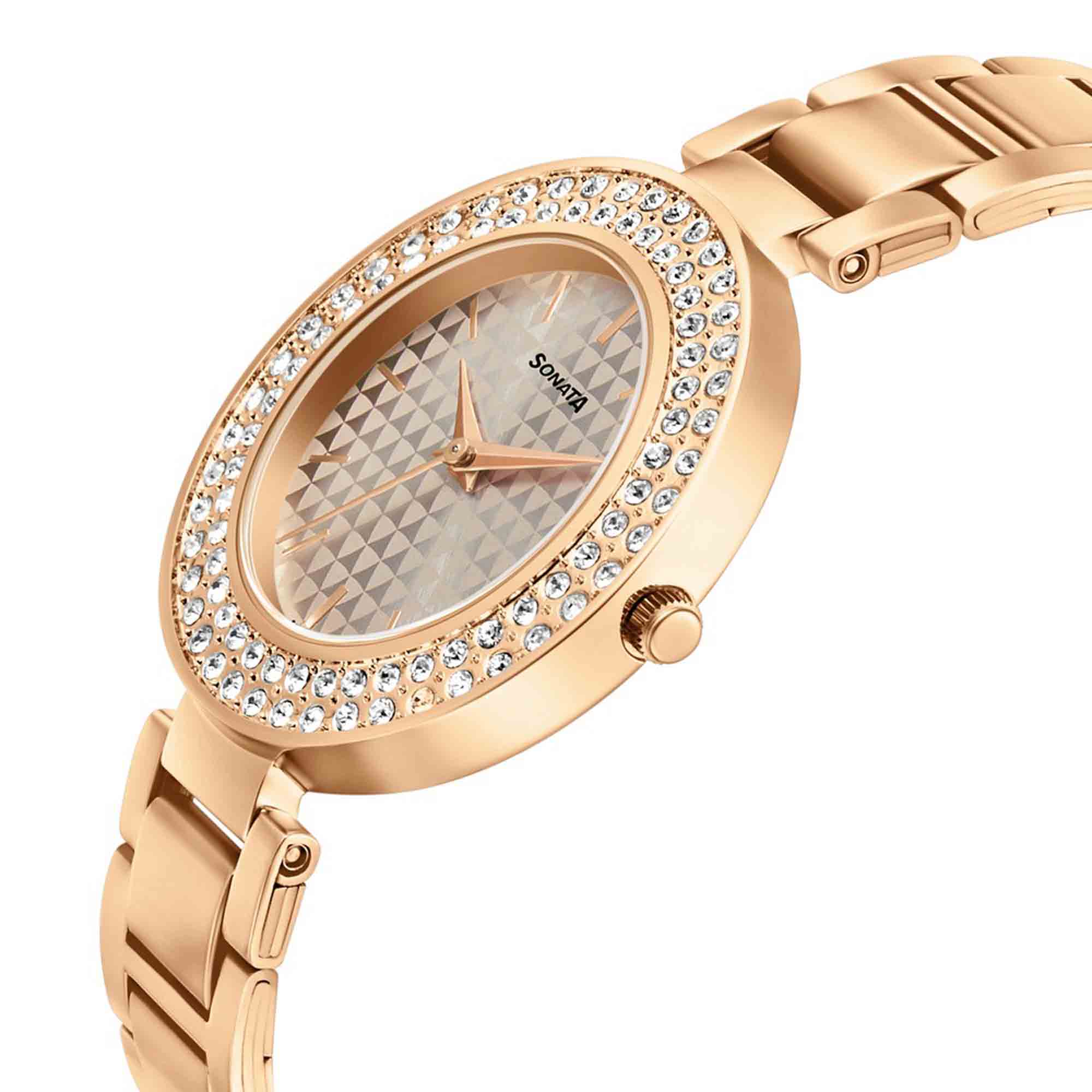 Picture of Blush It Up with Rose Gold Dial Stainless Steel Watch