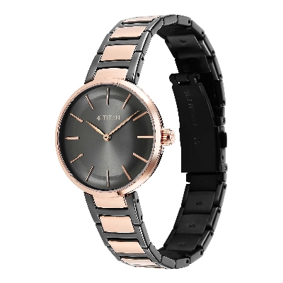 Picture of Titan Workwear Quartz Analog Anthracite Dial Stainless Steel Strap Watch for Women