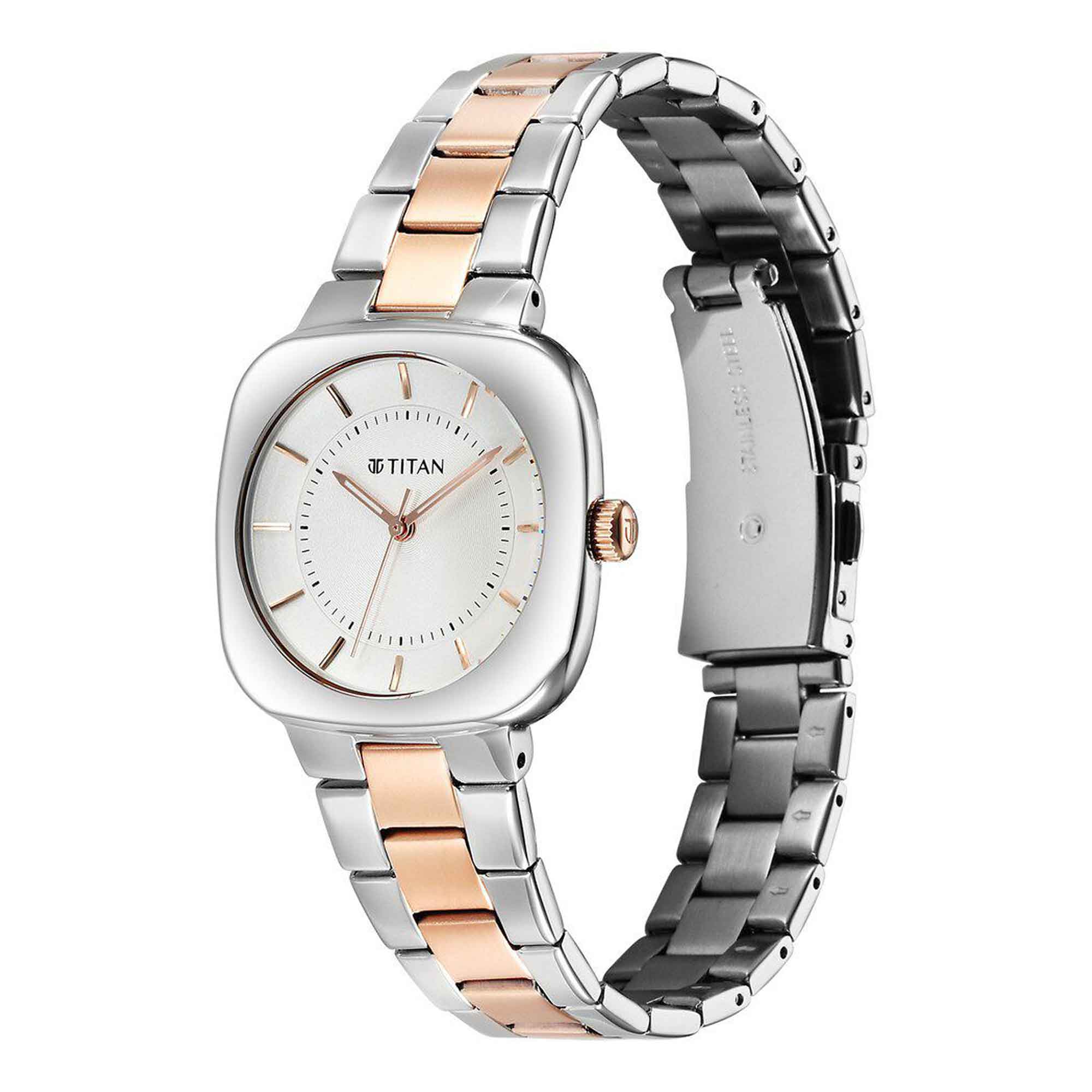 Picture of Titan Horizon Quartz Analog Silver Dial Stainless Steel Strap Watch For Women