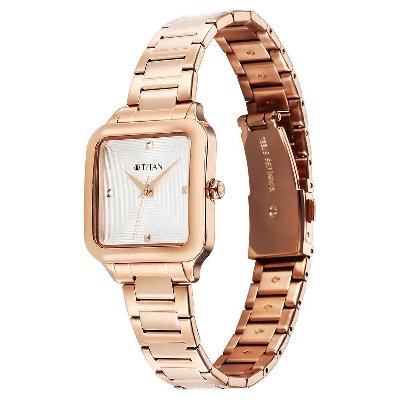 Picture of Titan Horizon Quartz Analog White Dial Stainless Steel Strap Watch For Women