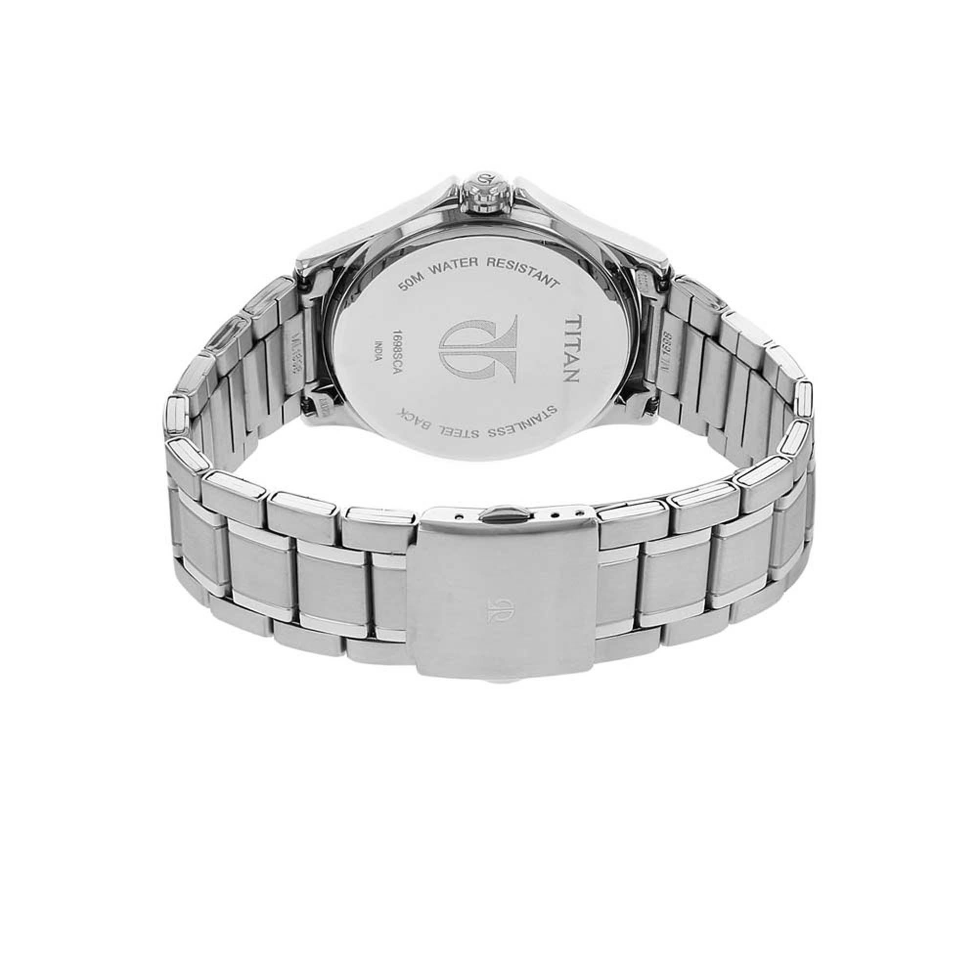 Picture of Black Dial Metal Strap Watch