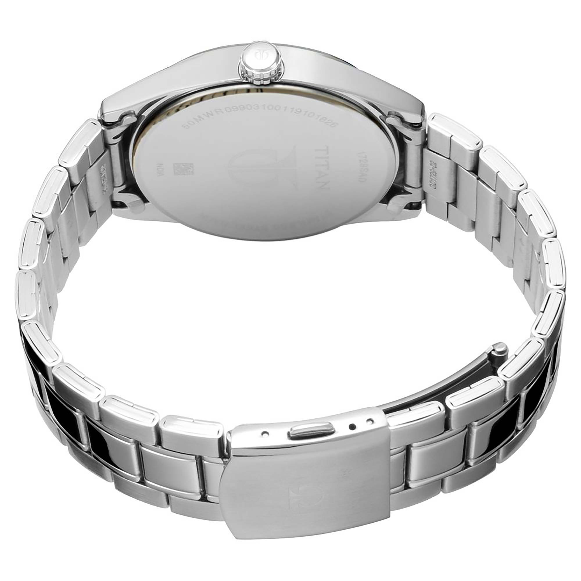 Picture of Workwear Watch with White Dial & Stainless Steel Strap